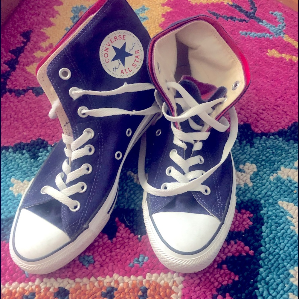 COPY - Hightop Converse Sneakers - Double Tongue 💜💜